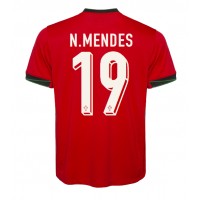 Portugal Nuno Mendes #19 Heimtrikot EM 2024 Kurzarm